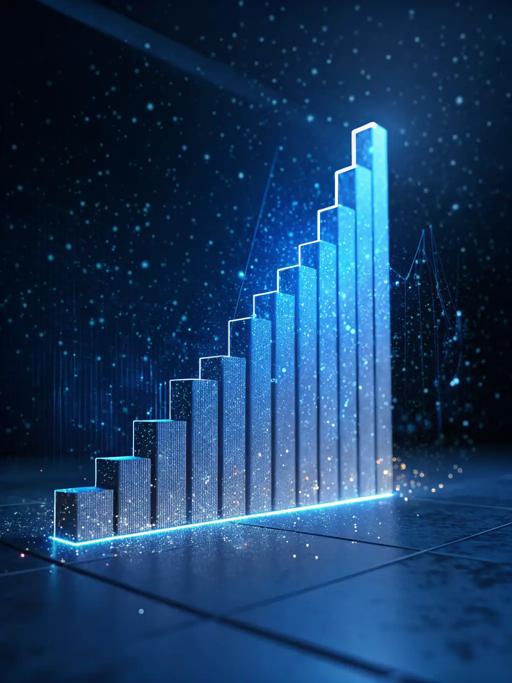 A graph showing investment growth, symbolizing various investment products.